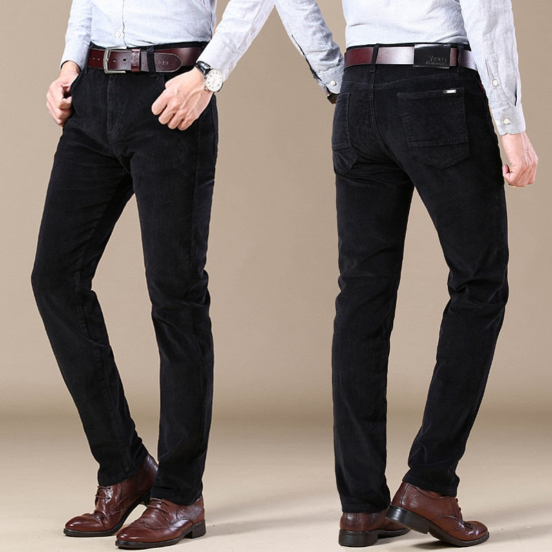 Sheldon | Pantalón de Pana Ajustado de Corte Recto