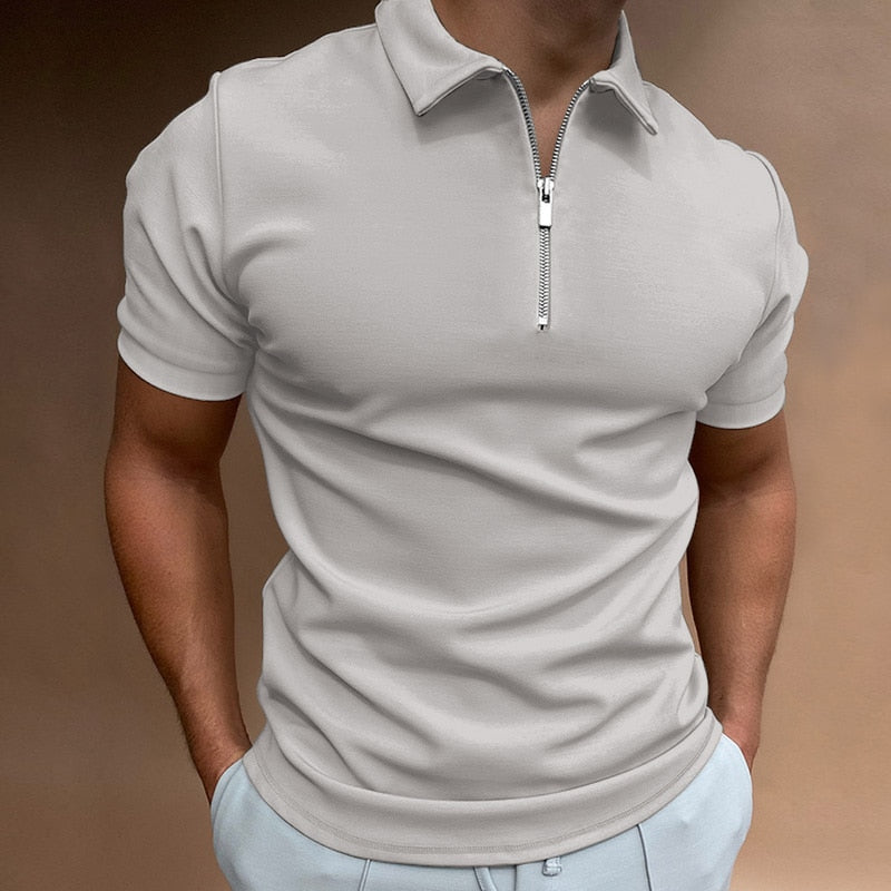 Sawyer | Polo Ajustado con Cremallera