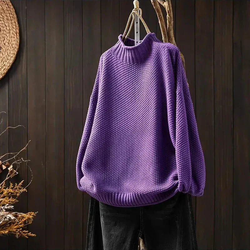 Sabine | Jersey de Punto Grueso con Cuello Subido