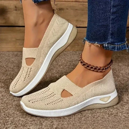 Marlowe | Zapatillas de Mujer Caladas con Cuña