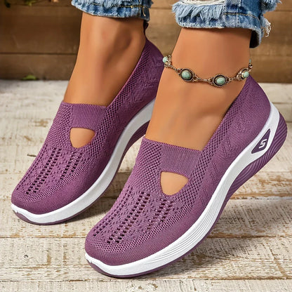 Marlowe | Zapatillas de Mujer Caladas con Cuña