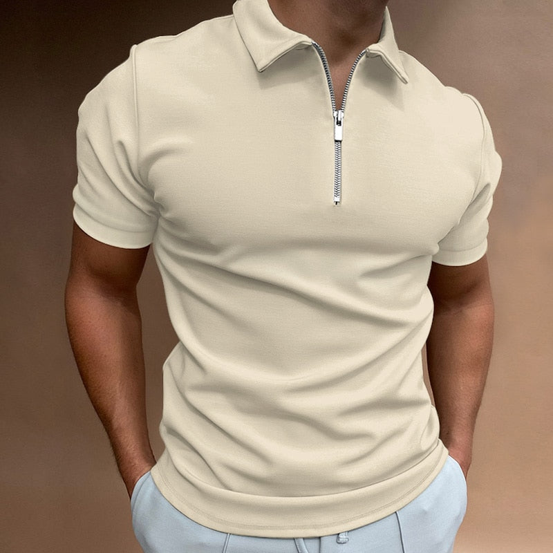 Sawyer | Polo Ajustado con Cremallera