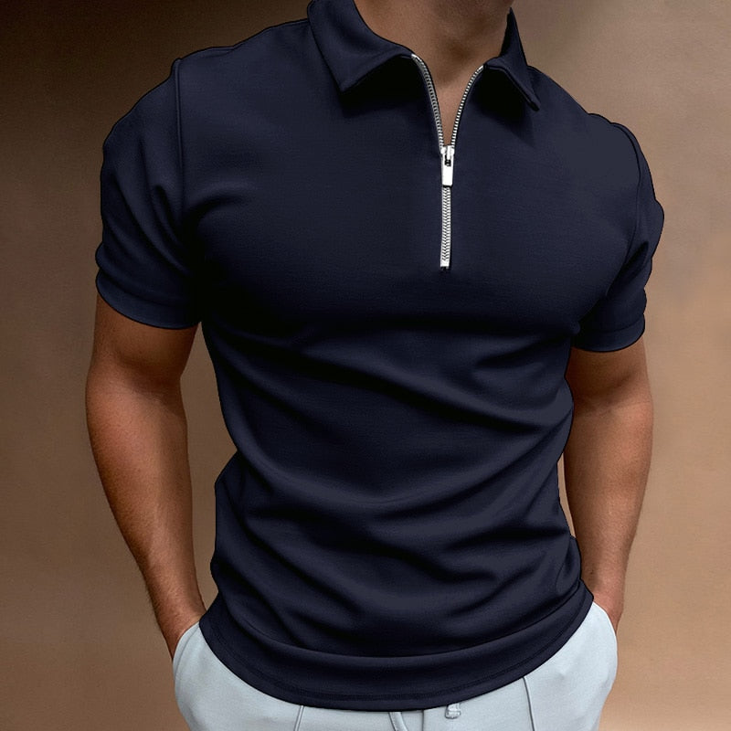 Sawyer | Polo Ajustado con Cremallera