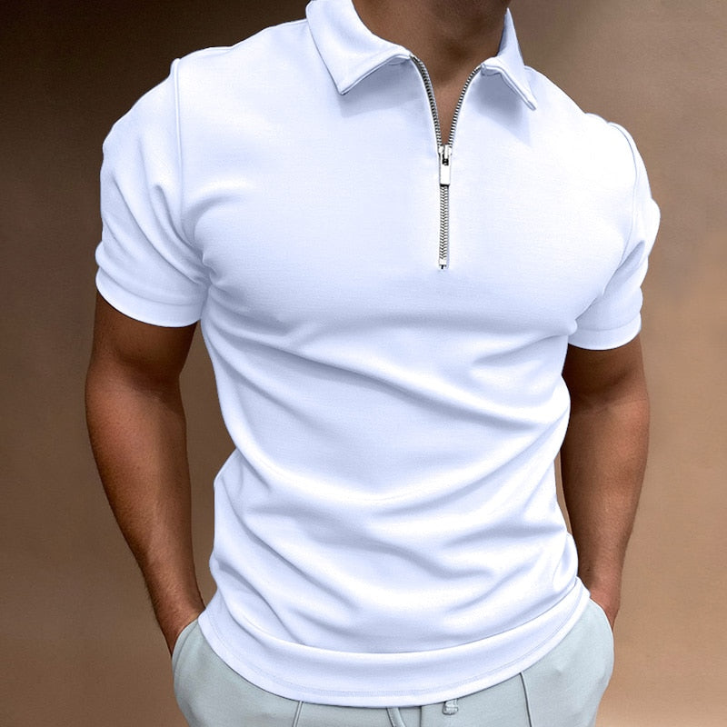 Sawyer | Polo Ajustado con Cremallera