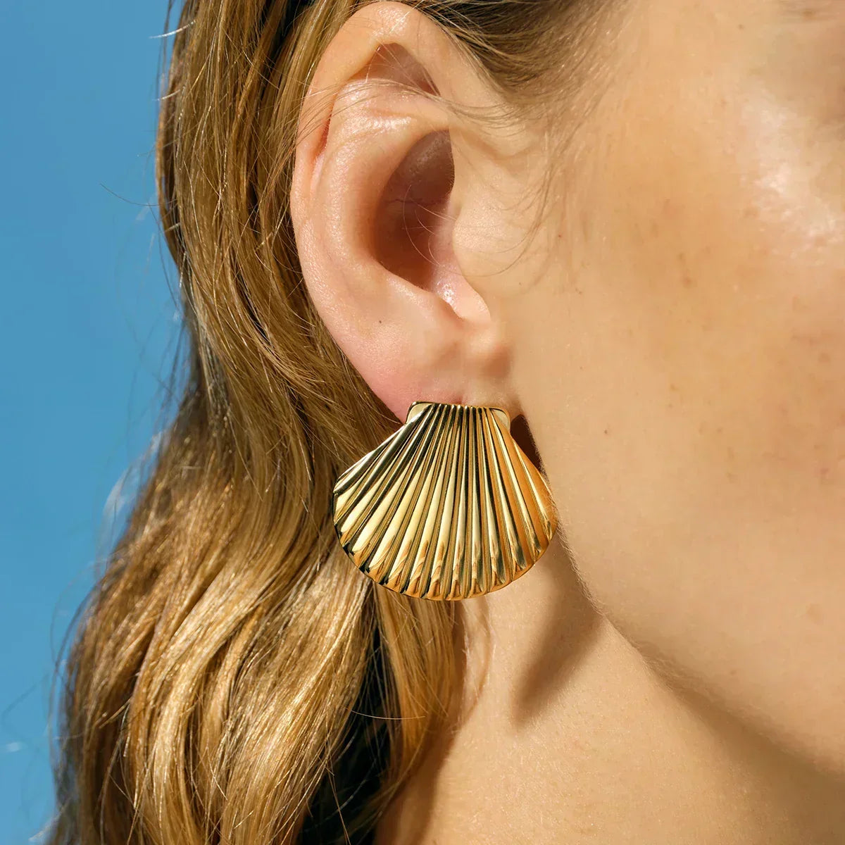 Ondine | Pendientes de Botón de Concha Marinads