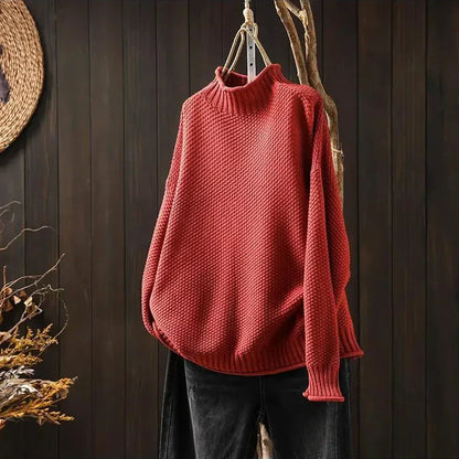 Sabine | Jersey de Punto Grueso con Cuello Subido