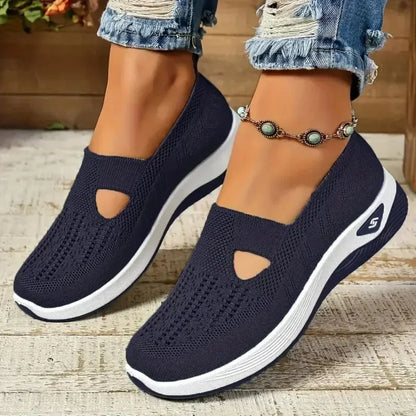 Marlowe | Zapatillas de Mujer Caladas con Cuña