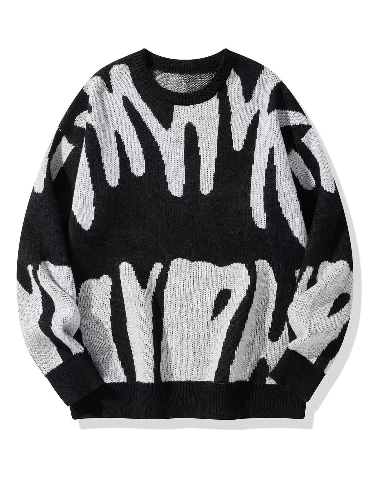 Gaspard | Jersey de Punto Grueso con Estampado Abstracto