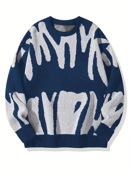 Gaspard | Jersey de Punto Grueso con Estampado Abstracto