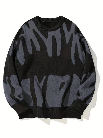 Gaspard | Jersey de Punto Grueso con Estampado Abstracto