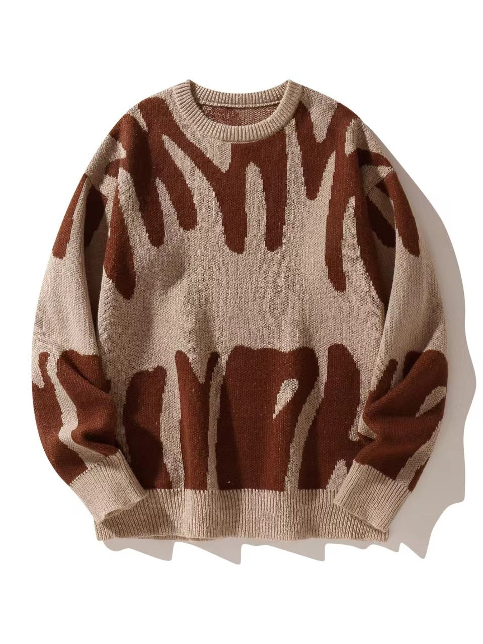 Gaspard | Jersey de Punto Grueso con Estampado Abstracto