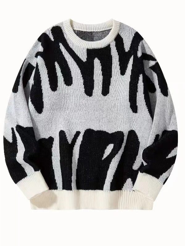 Gaspard | Jersey de Punto Grueso con Estampado Abstracto