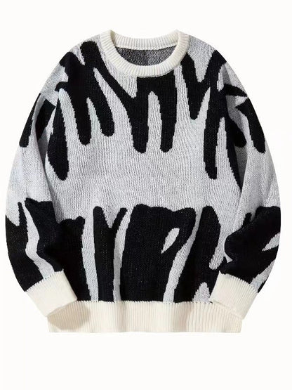 Gaspard | Jersey de Punto Grueso con Estampado Abstracto