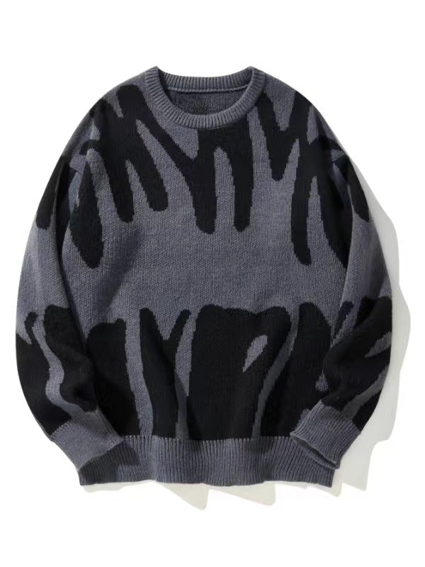 Gaspard | Jersey de Punto Grueso con Estampado Abstracto