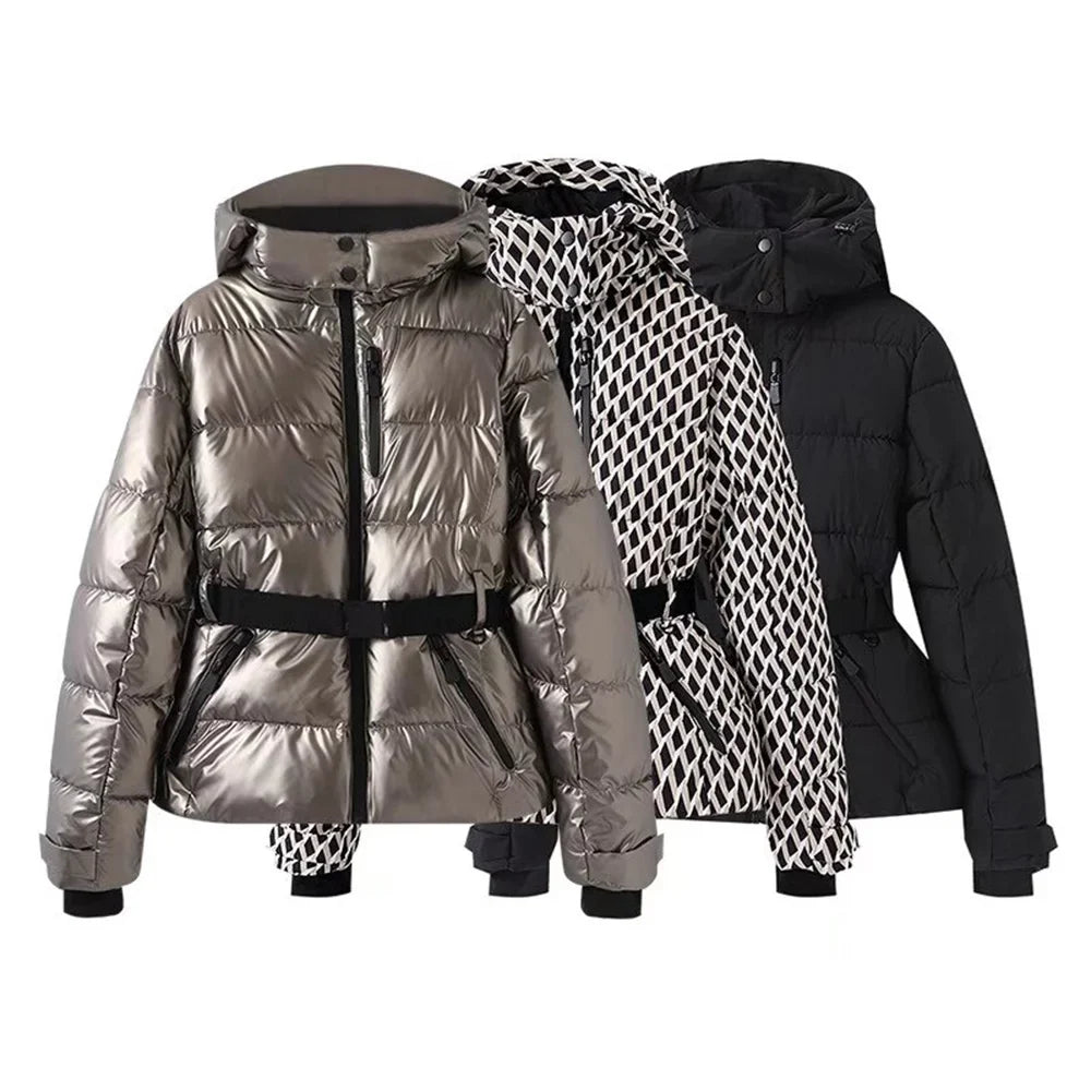 Solveig | Chaqueta de Esquí Acolchada con Capucha