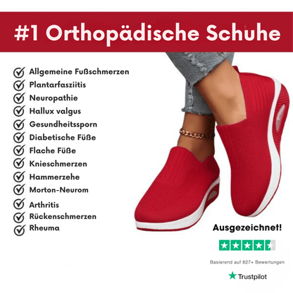 Aerona | Zapatillas Acolchadas y Transpirables sin Cordones - StilfulltWomen's shoesRojo36Aerona | Zapatillas Acolchadas y Transpirables sin Cordones