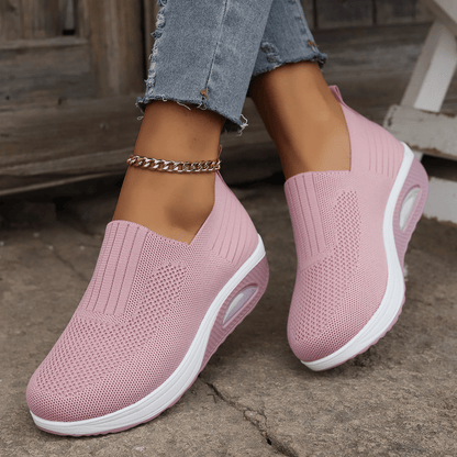 Aerona | Zapatillas Acolchadas y Transpirables sin Cordones - StilfulltWomen's shoesRosa36Aerona | Zapatillas Acolchadas y Transpirables sin Cordones