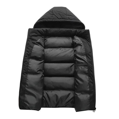 Aksel | Varm Quiltet Herrevest med Hætte - StilfulltMen's vestsSKU_1788462670860_413MilitærgrønSAksel | Varm Quiltet Herrevest med Hætte