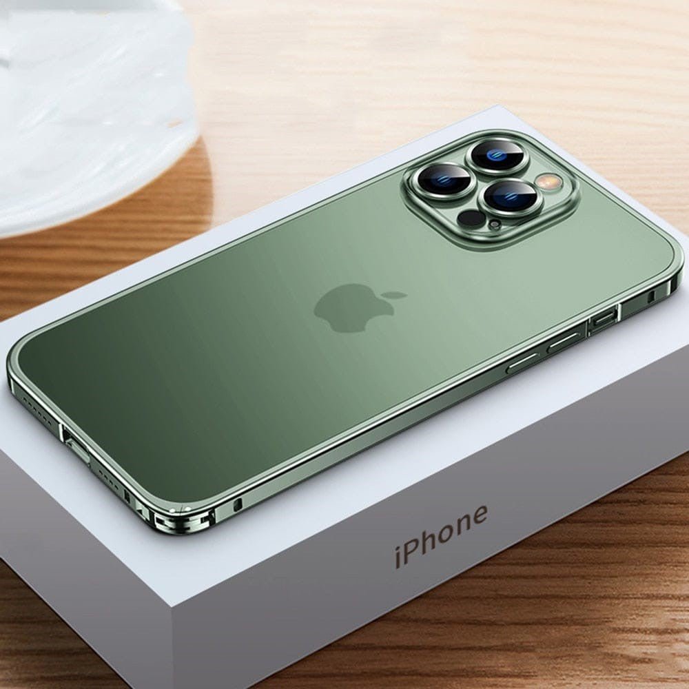 Alurion | Funda Bumper de Aluminio Ligera y Fina - StilfulltPhone casesSKU_1781342857334_602iPhone 15 Pro MaxVerdeAlurion | Funda Bumper de Aluminio Ligera y Fina