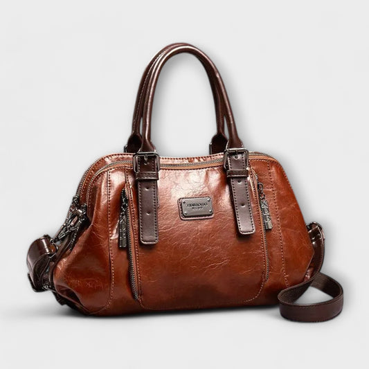 Amandine | Bolso de Hombro Vintage con Bandolera - StilfulltWomen's handbagsFR476-Mi tienda-BrunMarrónAmandine | Bolso de Hombro Vintage con Bandolera
