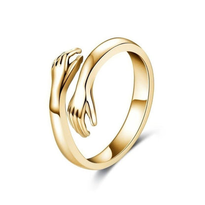 Amarante | Anillo Abierto de Manos Abrazadas - StilfulltWomen's jewelryDoradoTalla únicaAmarante | Anillo Abierto de Manos Abrazadas