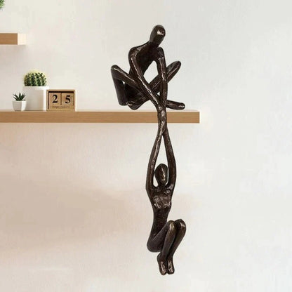 Amoura | Figura Decorativa Colgante de Pareja para Estantería - StilfulltHome decor2152BlackAmoura | Figura Decorativa Colgante de Pareja para Estantería