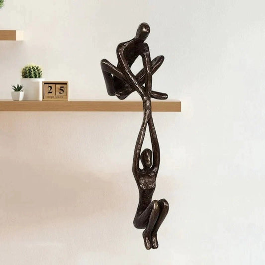 Amoura | Figura Decorativa Colgante de Pareja para Estantería - StilfulltHome decor2152BlackAmoura | Figura Decorativa Colgante de Pareja para Estantería