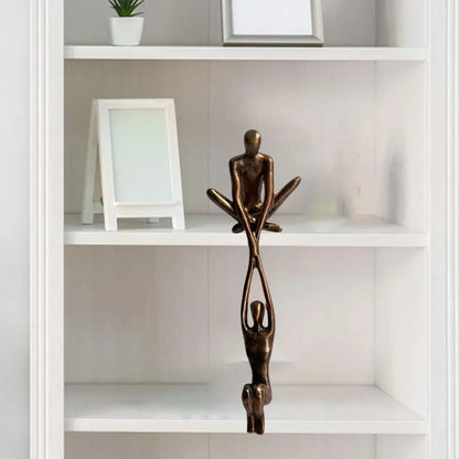 Amoura | Figura Decorativa Colgante de Pareja para Estantería - StilfulltHome decor2153BronzeAmoura | Figura Decorativa Colgante de Pareja para Estantería