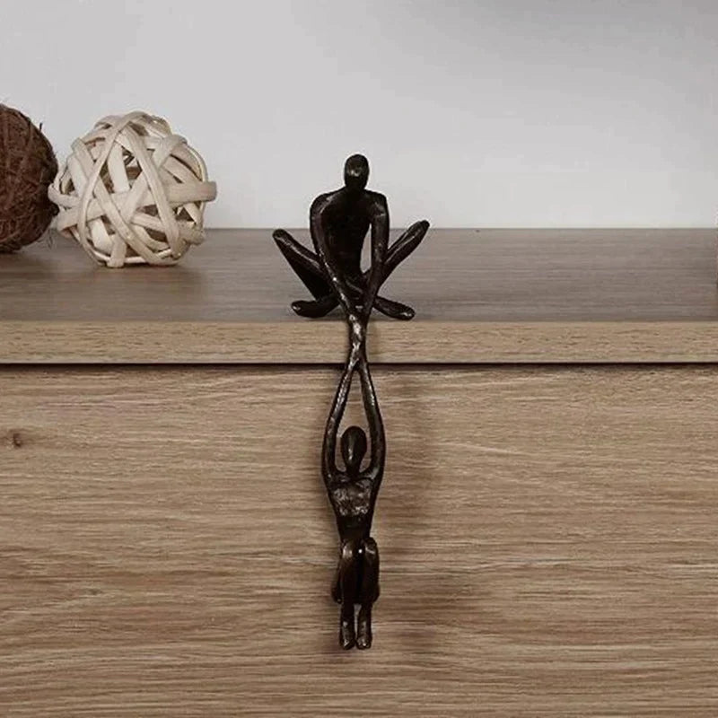 Amoura | Figura Decorativa Colgante de Pareja para Estantería - StilfulltHome decor2153BronzeAmoura | Figura Decorativa Colgante de Pareja para Estantería