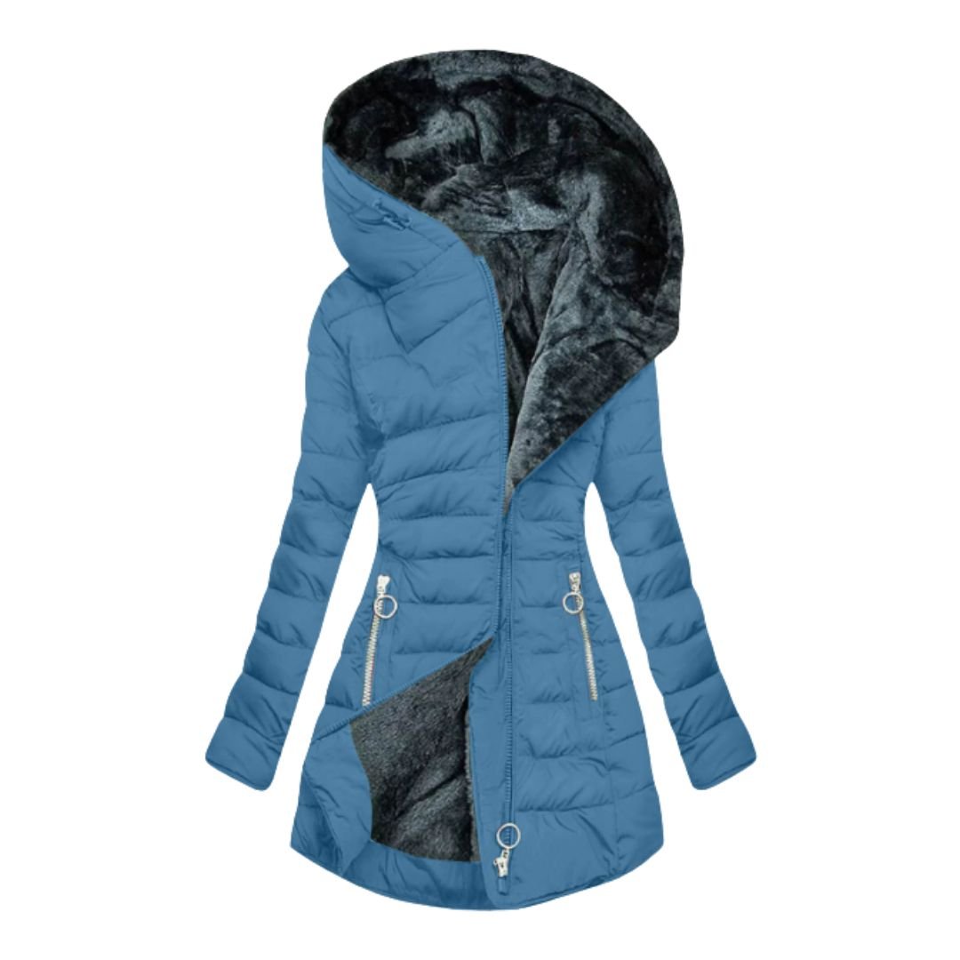 Anouk | Chaqueta Acolchada Impermeable con Capucha - StilfulltWomen's jacketsAzulXSAnouk | Chaqueta Acolchada Impermeable con Capucha