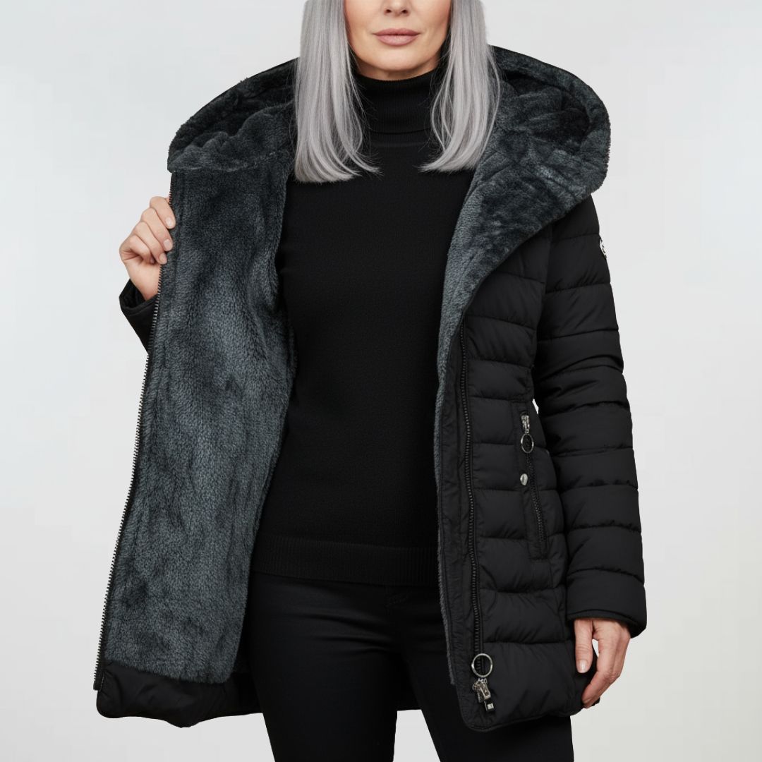 Anouk | Chaqueta Acolchada Impermeable con Capucha - StilfulltWomen's jacketsRosaXSAnouk | Chaqueta Acolchada Impermeable con Capucha