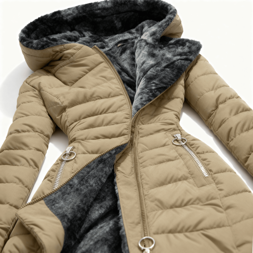 Anouk | Chaqueta Acolchada Impermeable con Capucha - StilfulltWomen's jacketsRosaXSAnouk | Chaqueta Acolchada Impermeable con Capucha