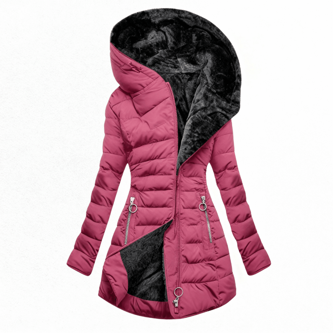 Anouk | Chaqueta Acolchada Impermeable con Capucha - StilfulltWomen's jacketsRosaXSAnouk | Chaqueta Acolchada Impermeable con Capucha
