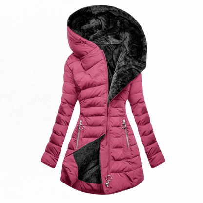 Anouk | Chaqueta Acolchada Impermeable con Capucha - StilfulltWomen's jacketsRosaXSAnouk | Chaqueta Acolchada Impermeable con Capucha