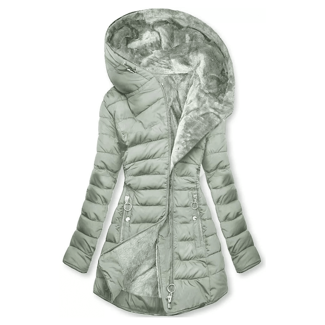 Anouk | Chaqueta Acolchada Impermeable con Capucha - StilfulltWomen's jacketsVerde claroXSAnouk | Chaqueta Acolchada Impermeable con Capucha