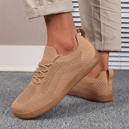Ansel | Zapatillas Ligeras de Punto Transpirable - StilfulltWomen's shoesCaqui36Ansel | Zapatillas Ligeras de Punto Transpirable
