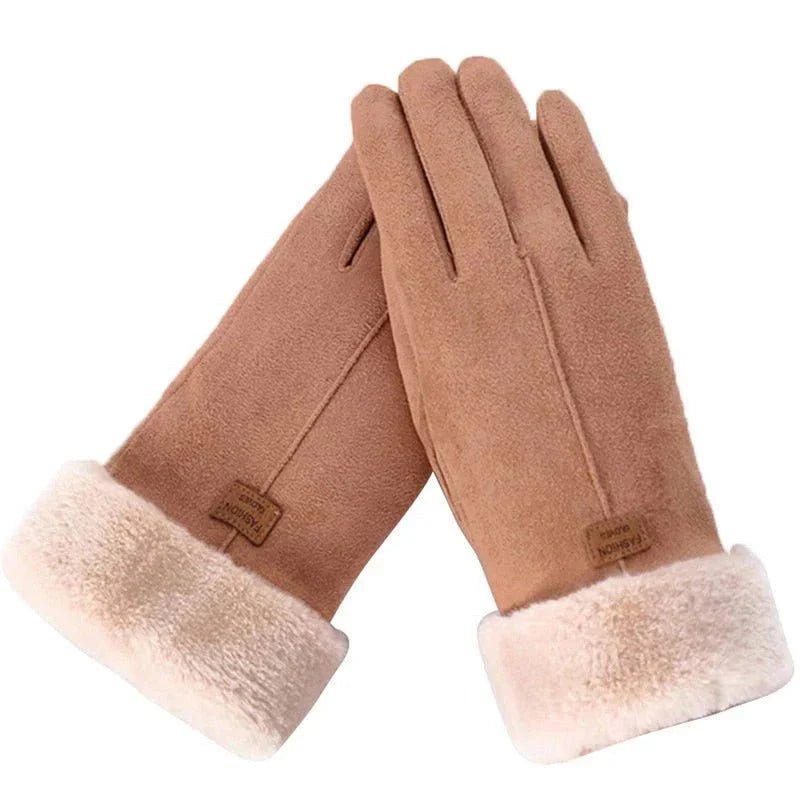 Aurelia | Guantes de Invierno Táctiles con Puño de Pelo - StilfulltWomen's gloves2735NegroAurelia | Guantes de Invierno Táctiles con Puño de Pelo