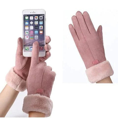 Aurelia | Guantes de Invierno Táctiles con Puño de Pelo - StilfulltWomen's gloves2735NegroAurelia | Guantes de Invierno Táctiles con Puño de Pelo