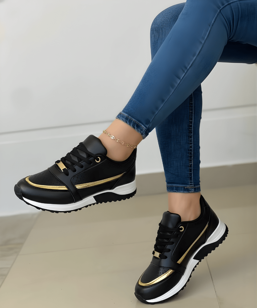 Aveline | Zapatillas Deportivas con Cuña Interna - StilfulltWomen's shoesDSHD4-SG166017Negro36Aveline | Zapatillas Deportivas con Cuña Interna
