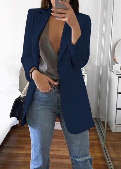 Vera | Blazer de Mujer Abierto con Bolsillos de Parche