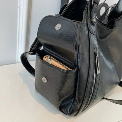 Beatrix | Bolso Tote de Piel Vegana con Bandolera - StilfulltWomen's handbagsCaféBeatrix | Bolso Tote de Piel Vegana con Bandolera