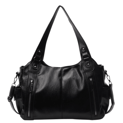 Beatrix | Bolso Tote de Piel Vegana con Bandolera - StilfulltWomen's handbagsNegroBeatrix | Bolso Tote de Piel Vegana con Bandolera