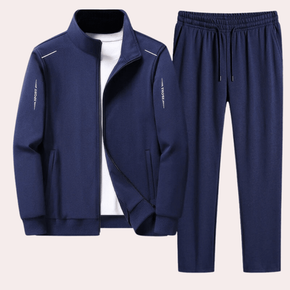 Beckett | Chándal Completo de Hombre con Cremallera - StilfulltMen's outfit sets8PSQPS94AzulMBeckett | Chándal Completo de Hombre con Cremallera