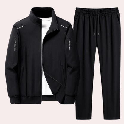 Beckett | Chándal Completo de Hombre con Cremallera - StilfulltMen's outfit setsHP43Q7EQGrisMBeckett | Chándal Completo de Hombre con Cremallera