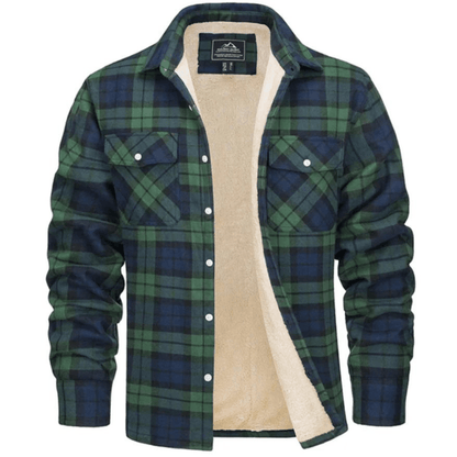 Beckett | Sobrecamisa Forrada de Cuadros de Invierno - StilfulltMen's vests0527 - 493VerdeSBeckett | Sobrecamisa Forrada de Cuadros de Invierno