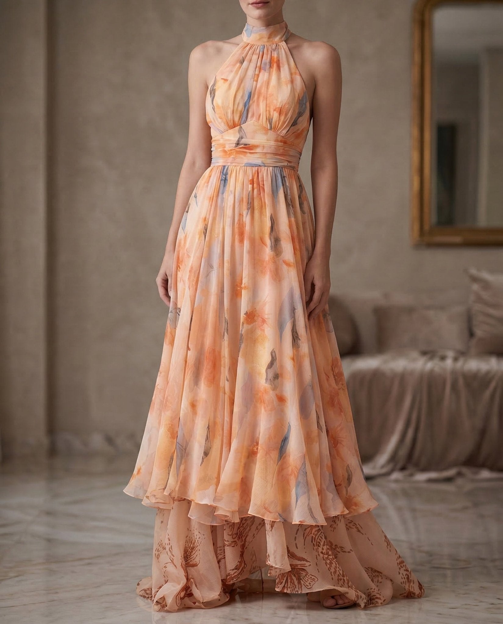 Belina | Halterneckklänning i flytande stil – Lätt elegans för varje tillfälle - Stilfulltdress128737-Picture1-SSBelina | Halterneckklänning i flytande stil – Lätt elegans för varje tillfälle