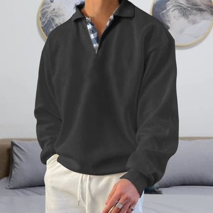 Bennett | Jersey de Algodón con Cuello Polo - StilfulltMen's sweatersSweater Nautico Old Style-21NegroMBennett | Jersey de Algodón con Cuello Polo