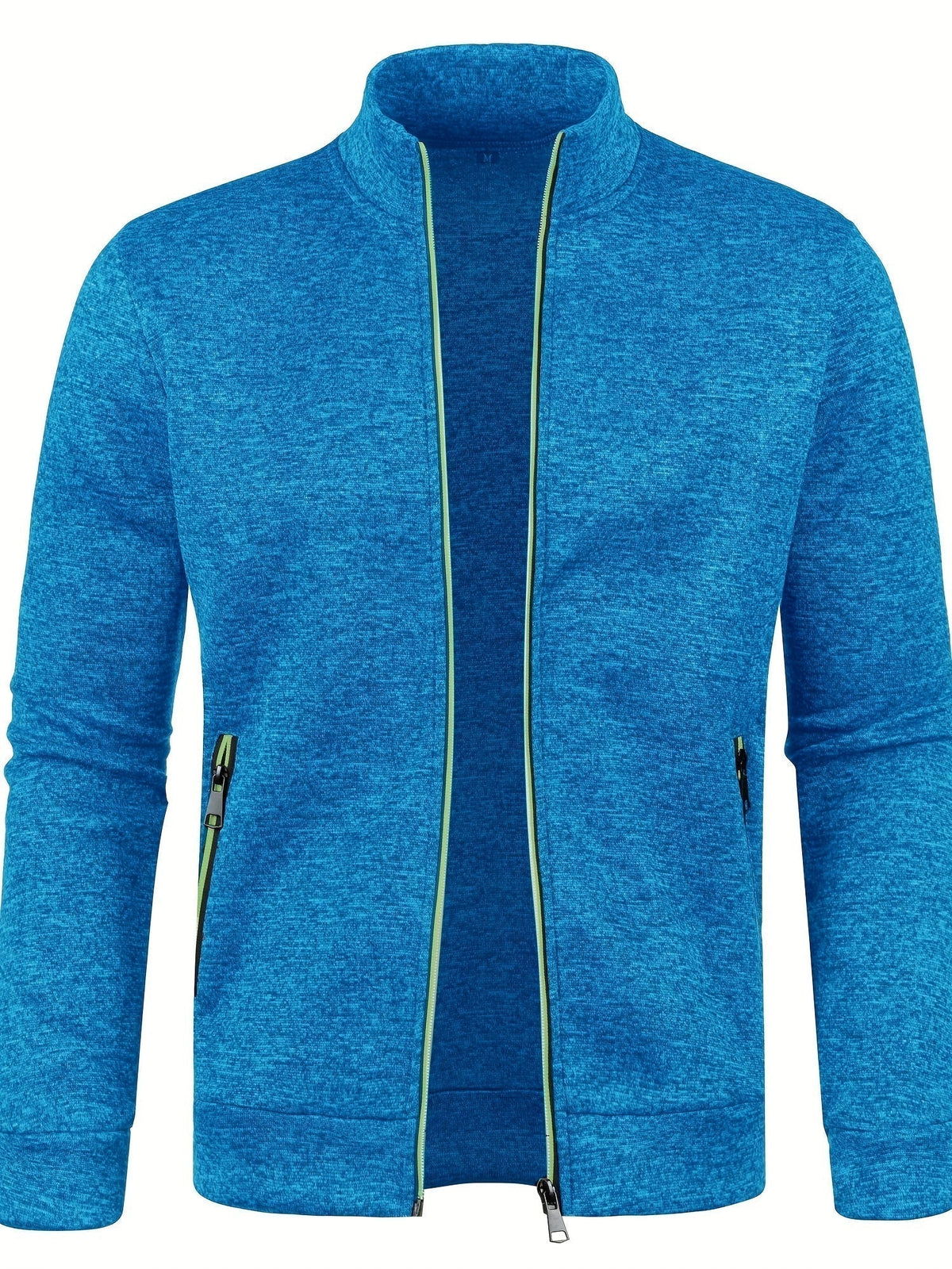 Brezal | Chaqueta de Punto Jaspeado con Cremallera - StilfulltMen's vests7CJAXCKTHemelsblauwSBrezal | Chaqueta de Punto Jaspeado con Cremallera