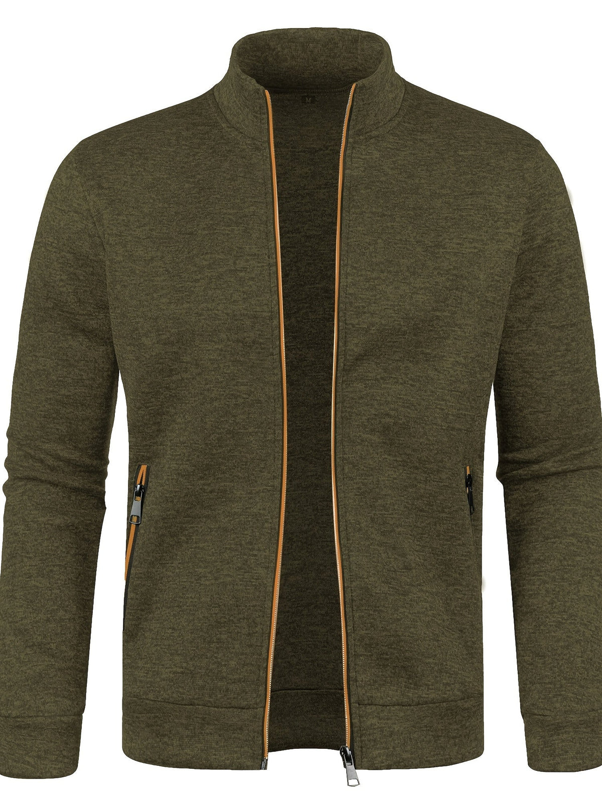 Brezal | Chaqueta de Punto Jaspeado con Cremallera - StilfulltMen's vestsYNQNX9AZLegergroenSBrezal | Chaqueta de Punto Jaspeado con Cremallera