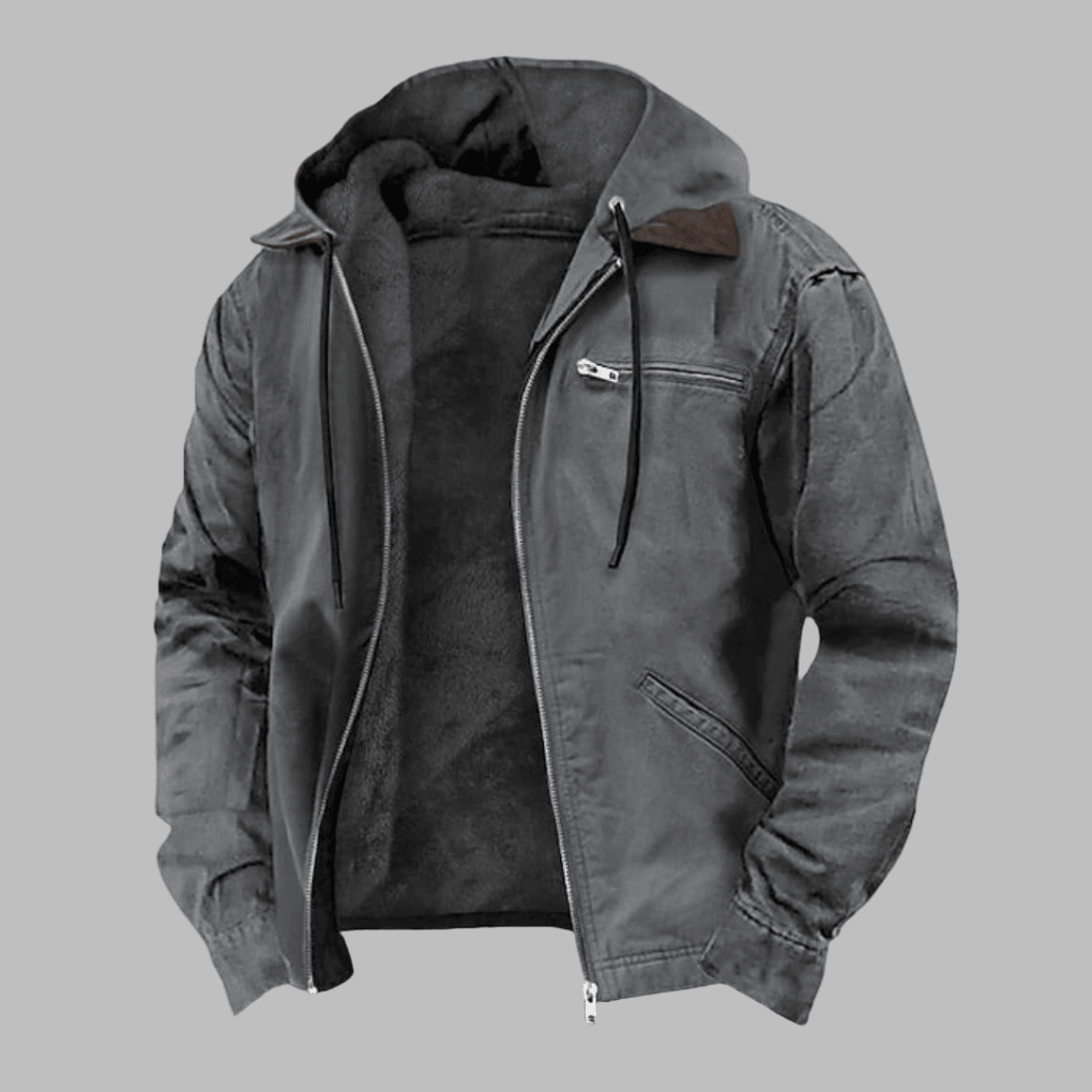 Brody | Chaqueta Forrada con Capucha de Invierno - StilfulltMen's jacketsHERENJASEL-GRIJS-D61MGris2XSBrody | Chaqueta Forrada con Capucha de Invierno